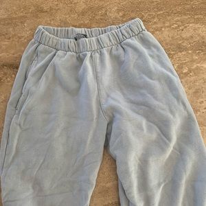 blue brandy melville sweatpants